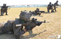 작전지역 경계하는 육군 50사단 기동대대