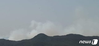 진주 수곡면 산불, 임야 0.03ha 태우고 2시간여 만에 진화