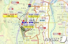 대전시, 동서대로 상습 정체구간 16일 확장·개통 