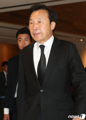 고 조양호 회장 빈소 찾은 손학규 대표