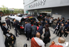 진주아파트 희생자 합동 영결식 ...영면하소서