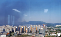 진주혁신도시 내 주상복합아파트 공사장 화재…40분 만에 진화(종합)