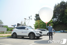정확한 측정 위해 재난 현장 누비는 모바일 기상관측차량 