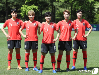 여자축구대표팀 '공격 앞으로'