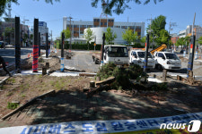 포항 도심 시내버스 환승센터 막바지 공사