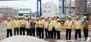 서산시의회, 대산공단 사고 현장 방문…원인 규명·대책 촉구