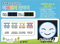 강서구, 관내 全초등학교에 미세먼지 알림 시스템 설치
