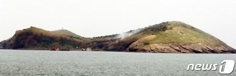 천연보호구역 제주 차귀도 화재