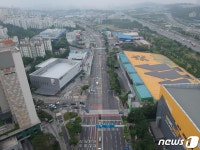 용인 마북동 이마트 앞 국지도23호선 3→4차선으로 확장