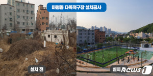 용인시, 처인구 방치된 하천부지에 배드민턴장·다목적구장 조성 