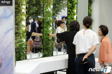 화장실에 상쾌한 느낌을