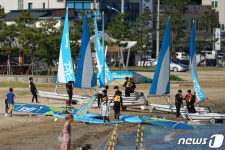 분주한 포항해양스포츠아카데미