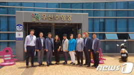 광주 북구의회, 건강복지타운·드론비행연습장 현장활동