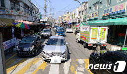 속초 중앙시장로 일방통행 24일부터 시행