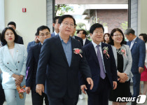 대전 서구 전통시장 공동물류창고 둘러보는 장종태