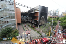 은명초등학교 화재발생