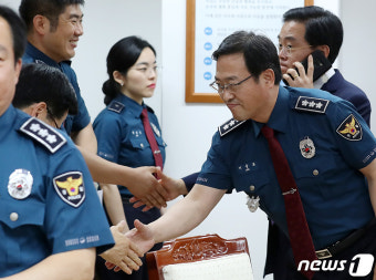 전국 경찰지휘부 회의 참석한 이용표 신임 서울지방경찰청장