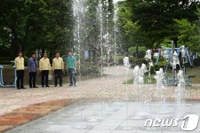 홍성군, 도시공원 내 신개념 폭염쉼터 본격 가동