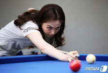 차유람 포켓볼 여신에서 3쿠션 선수로