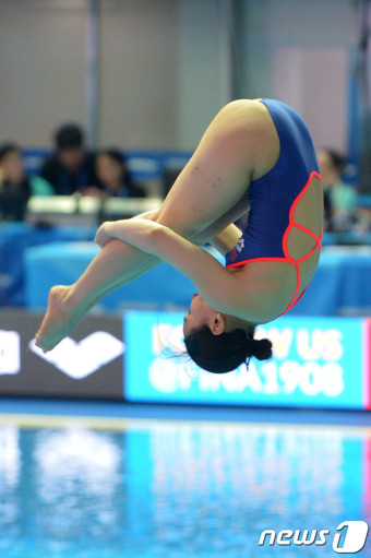 [광주세계수영] 김수지, 여자 1m 스프링보드 동메달…한국 다이빙 사상 최초