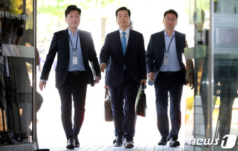 김태한 삼성바이오 대표, 영장실질심사 출석