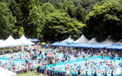 용인 옛 경찰대 부지 물놀이장 인기 ↑…“워터파크 부럽지 않아요”