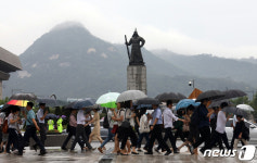 비 오는 출근길