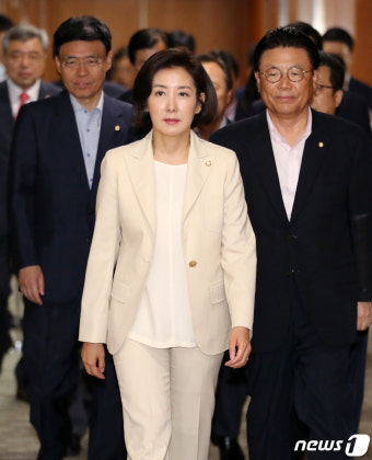 나경원 '금융시장 점검 발걸음'