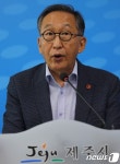 고희범 제주시장 회천매립장 쓰레기 반입 막지 말아달라 호소