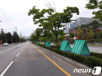 무동력 빗물급수장치로 전주시 가로수 고사 막는다