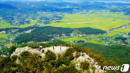 강화 마니산 찾은 관광객들