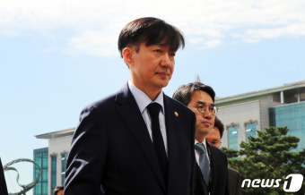 이해찬 대표 만나러가는 조국 장관