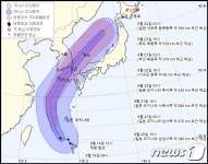 태풍 타파 북상…전남 9개 시군 호우·강풍 예비특보