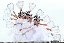 마니산 참성단에서 칠선녀의 아름다운 성무