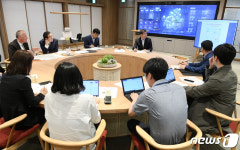 英보행시민단체 대표와 만난 박원순 시장