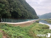 사천 상정마을~곤양고 낙석 걱정 끝!…290m 구간 정비 완료