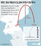합참 北탄도미사일, SLBM 추정…비행거리 약 450km(종합)