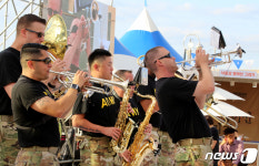 칠곡군민들을 위한 미8군 군악대 공연