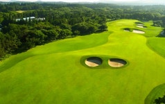 길어진 나인브릿지 6번홀(파4), 1R 평균 4.449타…스피스 난이도 가장 높아