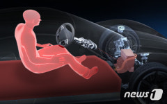 세계 첫 완전 전자식 운전대…만도, 미래車 기술로 주목