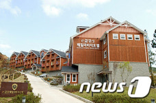 금강산관광지구 남측 시설 중 패밀리비치 호텔