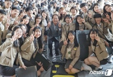 조희연 교육감 공항고 학생들과