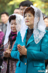 강은희 대구시교육감, 수험생 위해 두 손 모아 기도