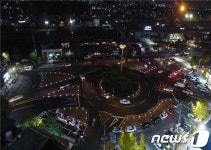 순천역 회전교차로 안전지대에 교통섬…안전·경관 향상