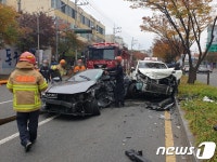 대구서 9중 추돌사고…19명 부상