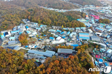 쇳가루 비산먼지에 둘러싸인 인천 사월마을
