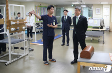 박삼득 국가보훈처장, 남양주보훈요양병원 방문