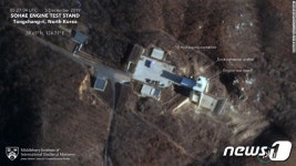 北 서해발사장서 미사일 엔진시험 준비중인 듯