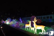 노원구, 21일 화랑대역 철도공원에 야간 불빛정원 개장