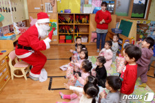 우와 산타할아버지에요